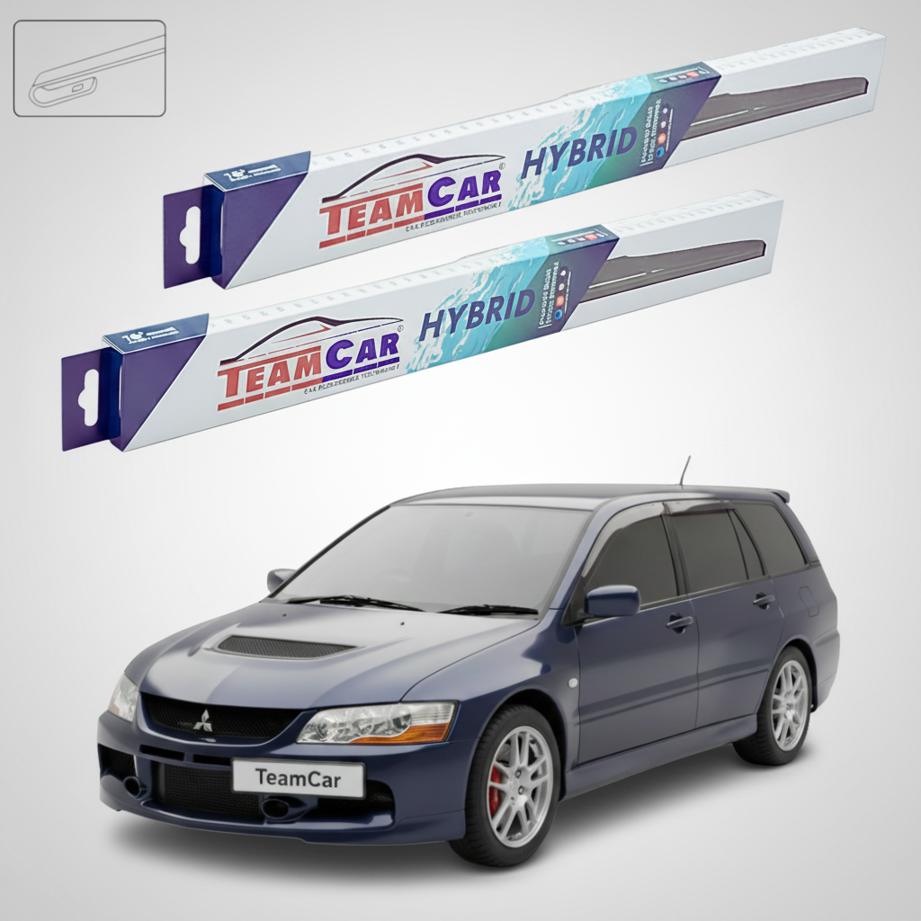 Stergatoare TeamCar pentru Mitsubishi Lancer Wagon Gen VII (CS_W/CT_W) EVO IX Wagon 2003-2008 - Set Fata Hibrid