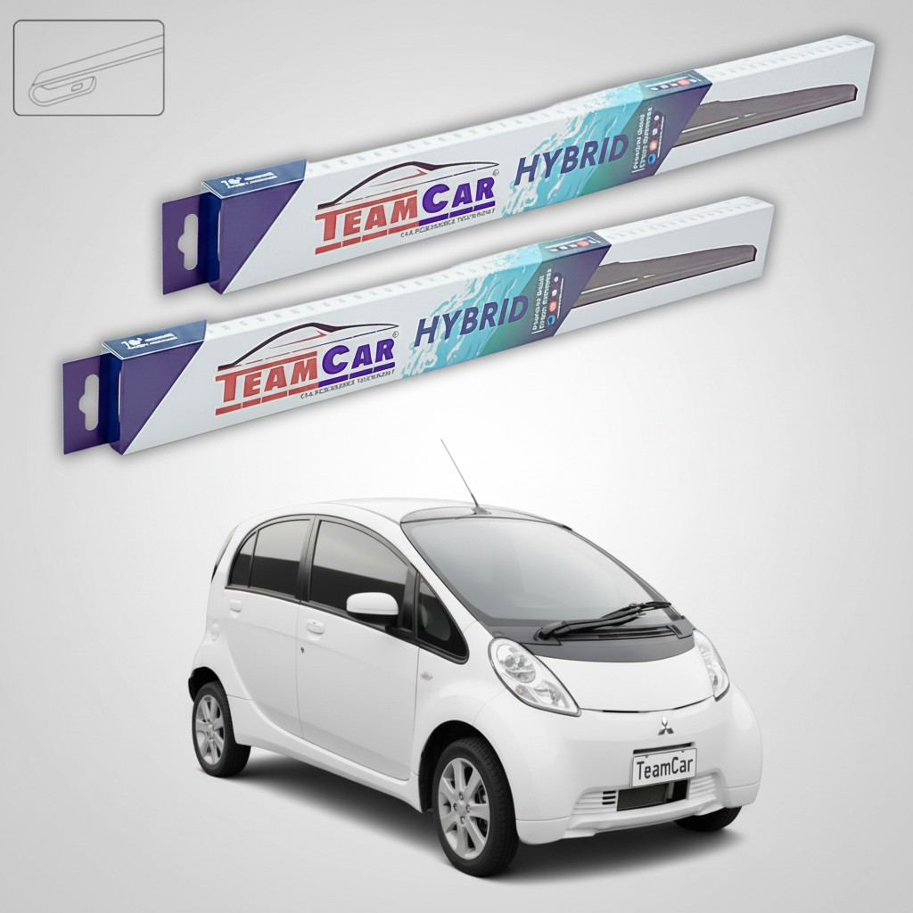 Stergator TeamCar pentru Mitsubishi i-MiEV Hatchback (HA_) 2010+ - Set Fata Hibrid