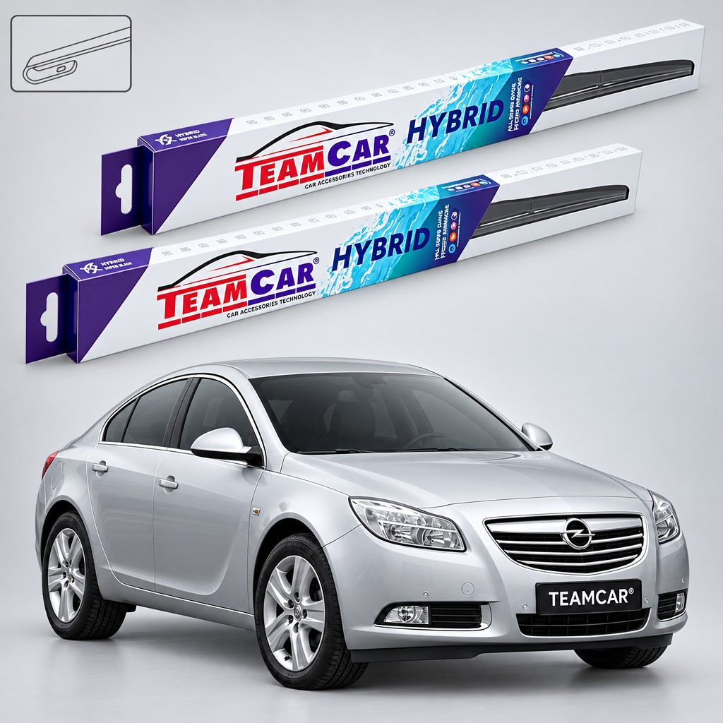 Ștergătoare Opel Insignia A Sedan 2008–2017 | Set Față Hibrid – TeamCar®