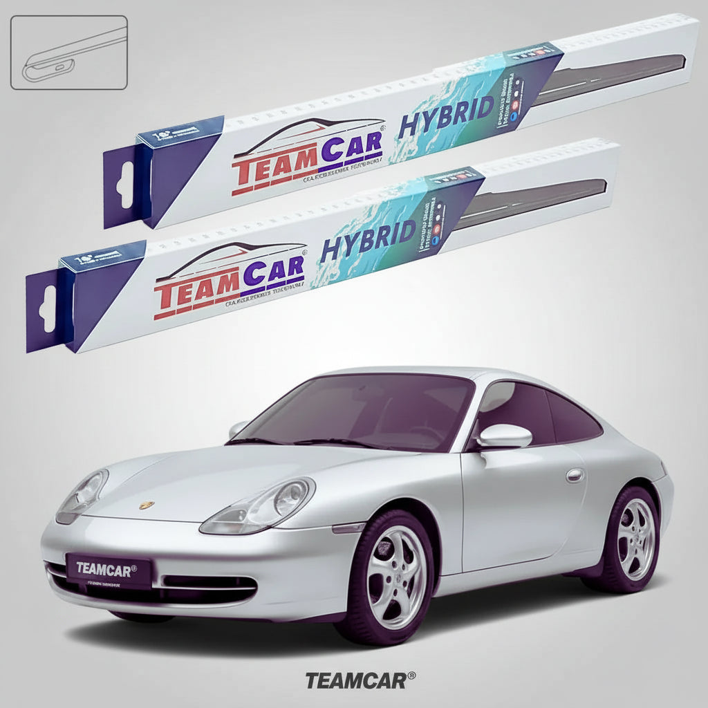 Ștergătoare Porsche 911 996 1997-2005 | Set Față Hibrid – TeamCar®