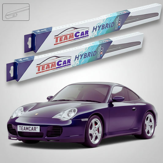 Ștergătoare Porsche 911 Carrera 4S 996 2003-2005 | Set Față Hibrid – TeamCar®