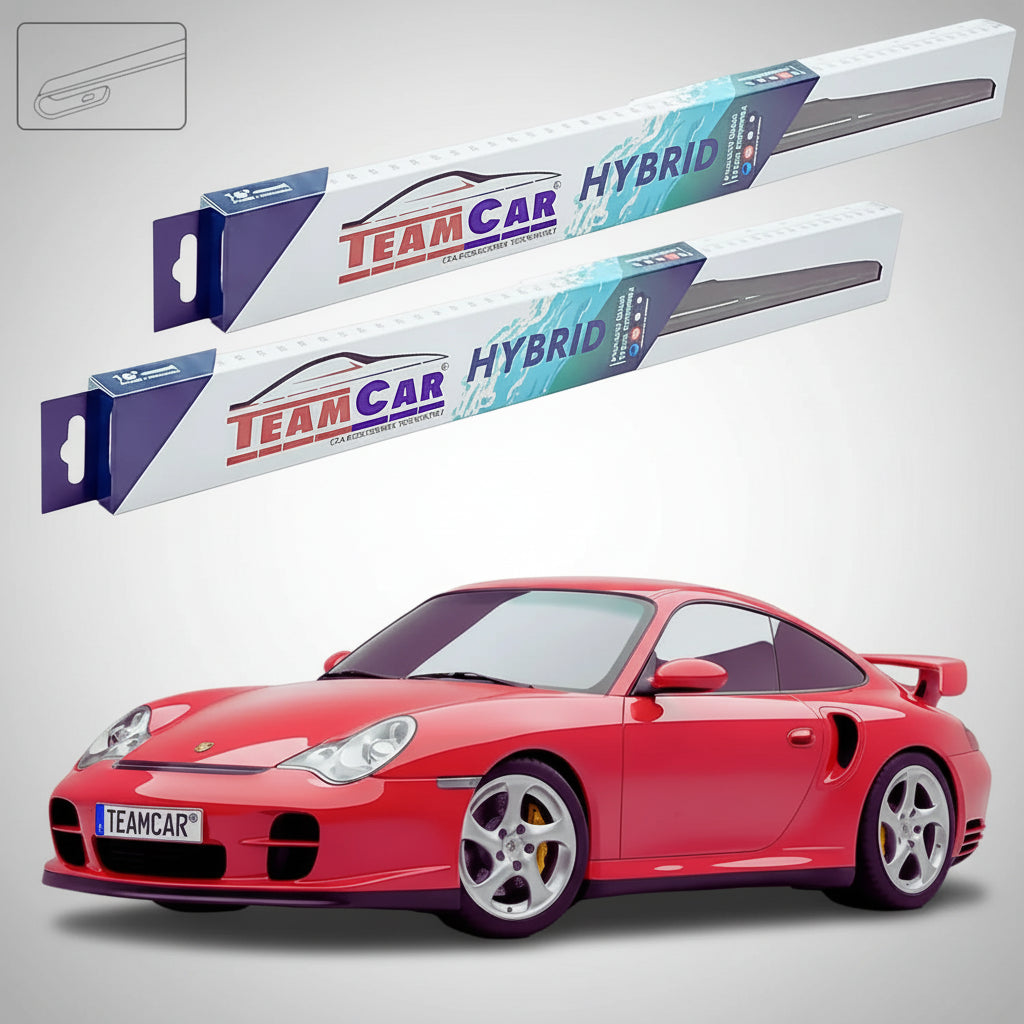 Ștergătoare Porsche 911 GT2 996 2001-2005 | Set Față Hibrid – TeamCar®