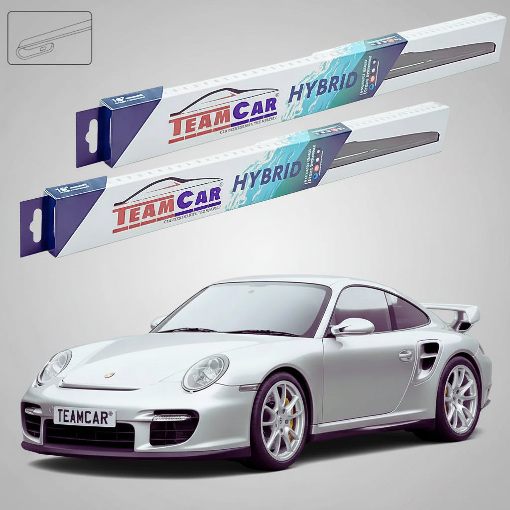 Ștergătoare Porsche 911 GT2 997 2007-2012 | Set Față Hibrid – TeamCar®