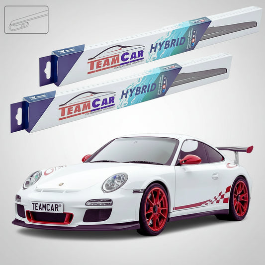 Ștergătoare Porsche 911 GT3 RS 997.2 2009-2012 | Set Față Hibrid – TeamCar®