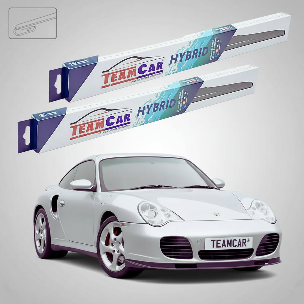 Ștergătoare Porsche 911 Turbo 996 2000-2005 | Set Față Hibrid – TeamCar®