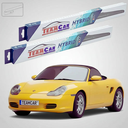 Ștergătoare Porsche Boxster 986 987 1996-2012 | Set Față Hibrid – TeamCar®
