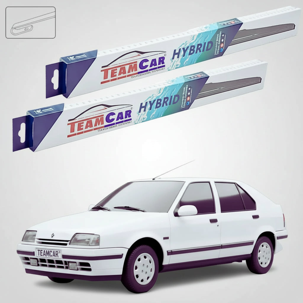 Ștergătoare Renault 19 Hatchback 1988-2001 | Set Față Hibrid – TeamCar®