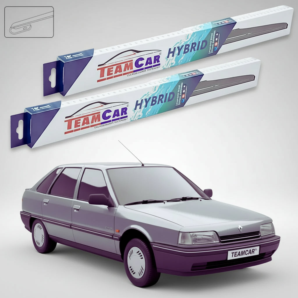 Ștergătoare Renault 21 Hatchback 1986-1994 | Set Față Hibrid – TeamCar®