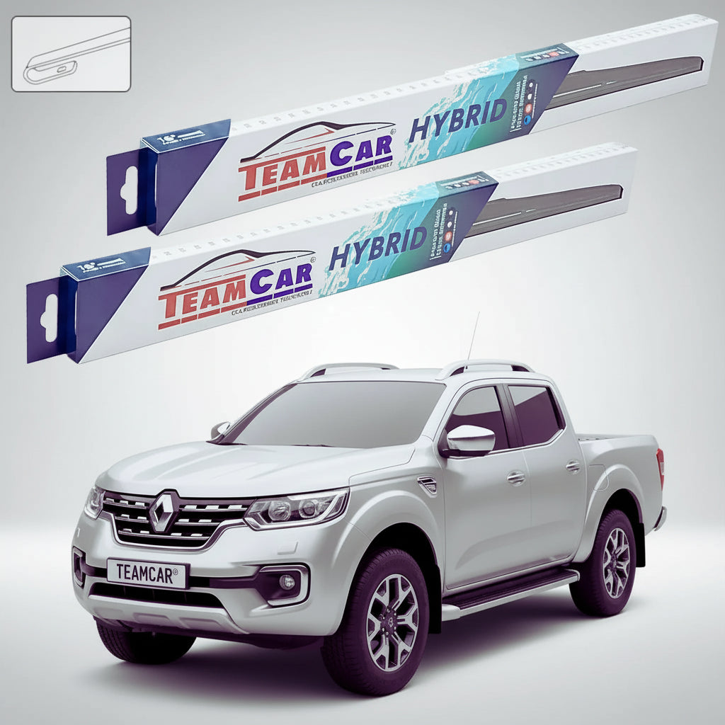Ștergătoare Renault Alaskan Pick-up 2017-prezent | Set Față Hibrid – TeamCar®