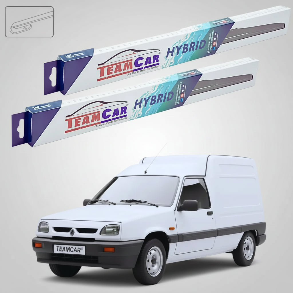 Ștergătoare Renault Express Van 1994-1997 | Set Față Hibrid – TeamCar®