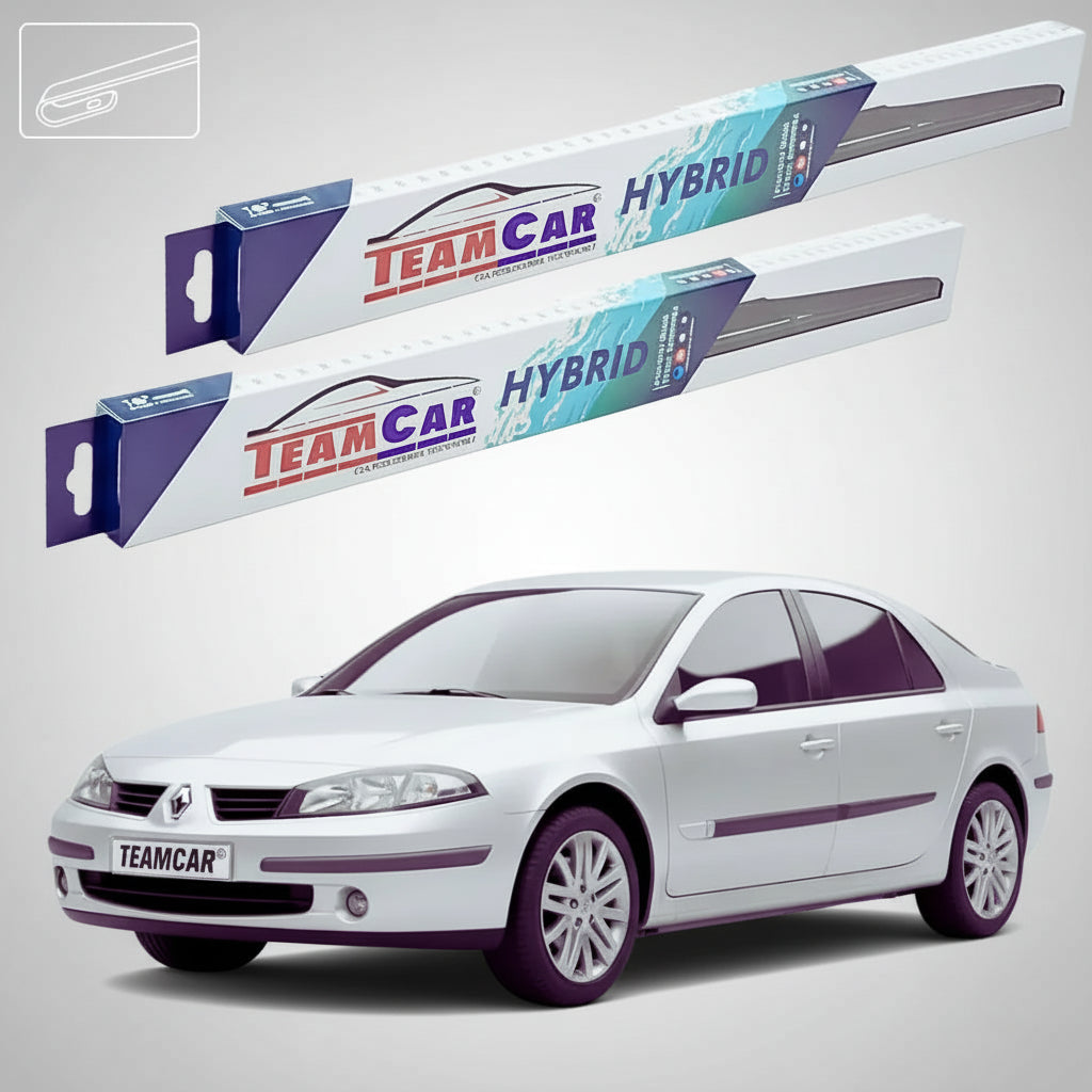 Ștergătoare Renault Laguna II Hatchback 2001-2007 | Set Față Hibrid – TeamCar®