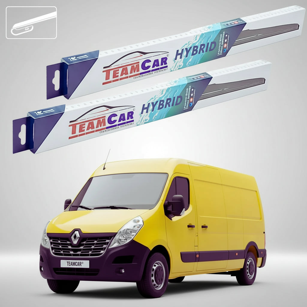 Ștergătoare Renault Master III Van 2010-prezent | Set Față Hibrid – TeamCar®