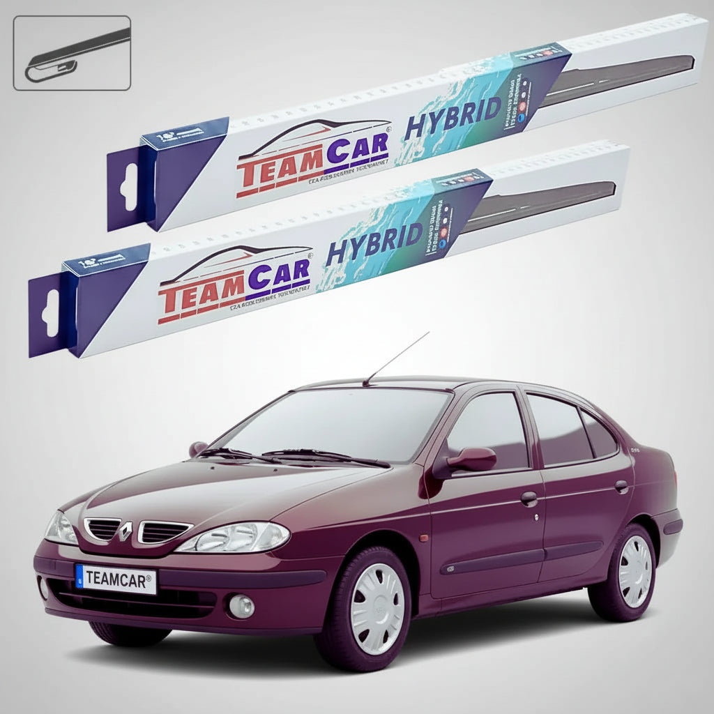Ștergătoare Renault Megane I Classic Sedan 1996-2003 | Set Față Hibrid – TeamCar®