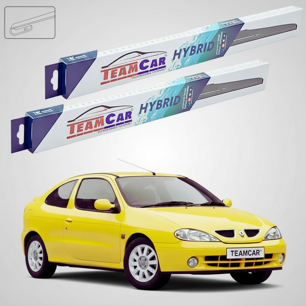 Ștergătoare Renault Megane I Coupe 1996-2002 | Set Față Hibrid – TeamCar®