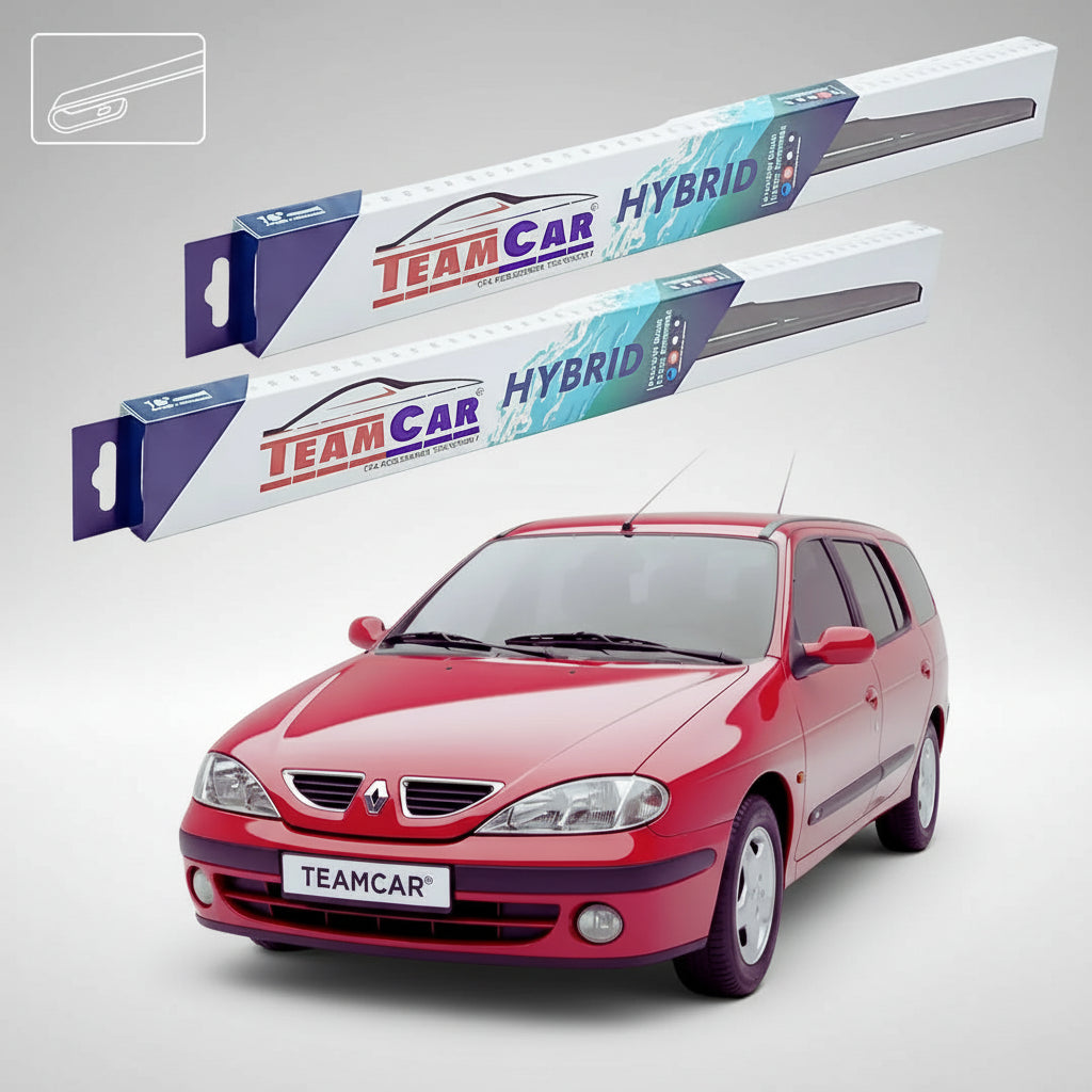 Ștergătoare Renault Megane I Grandtour Break 1998-2001 | Set Față Hibrid – TeamCar®