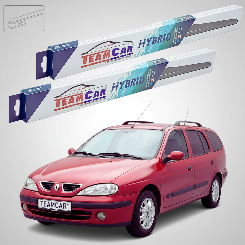 Ștergătoare Renault Megane I Grandtour Break 2001-2003 | Set Față Hibrid – TeamCar®