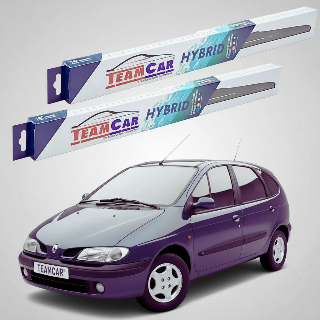 Ștergătoare Renault Megane Scenic I MPV 1996-2001 | Set Față Hibrid – TeamCar®