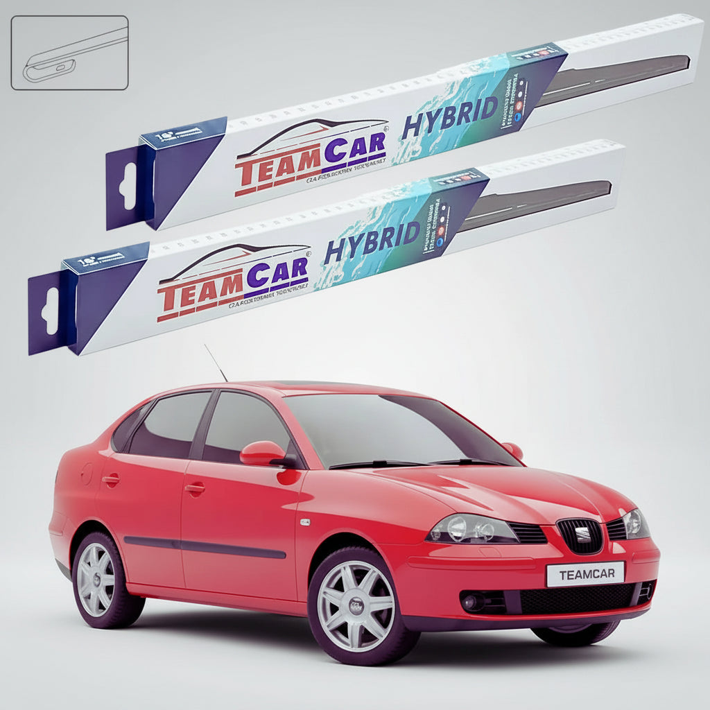 Ablaktörlők Seat Cordoba 6L2 2002-2006 | Hibrid első ablaktörlő készlet – TeamCar®