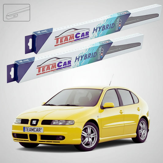 Ștergătoare Seat Leon 1M1 1998-2006 | Set Față Hibrid – TeamCar®