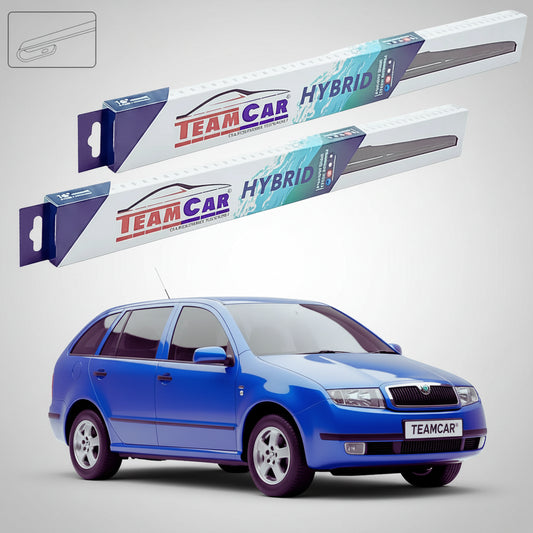 Ștergătoare Skoda Fabia I Combi 6Y5 2000-2007 | Set Față Hibrid – TeamCar®