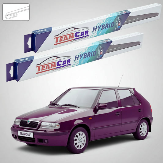 Ștergătoare Skoda Felicia II 6U1 1998-2001 | Set Față Hibrid – TeamCar®