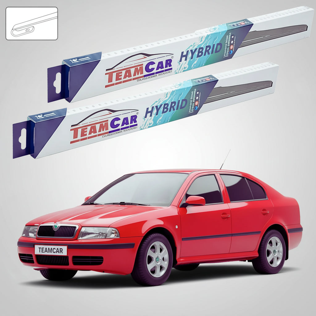 Ștergătoare Skoda Octavia I Tour 1U2 1996-2010 | Set Față Hibrid – TeamCar®