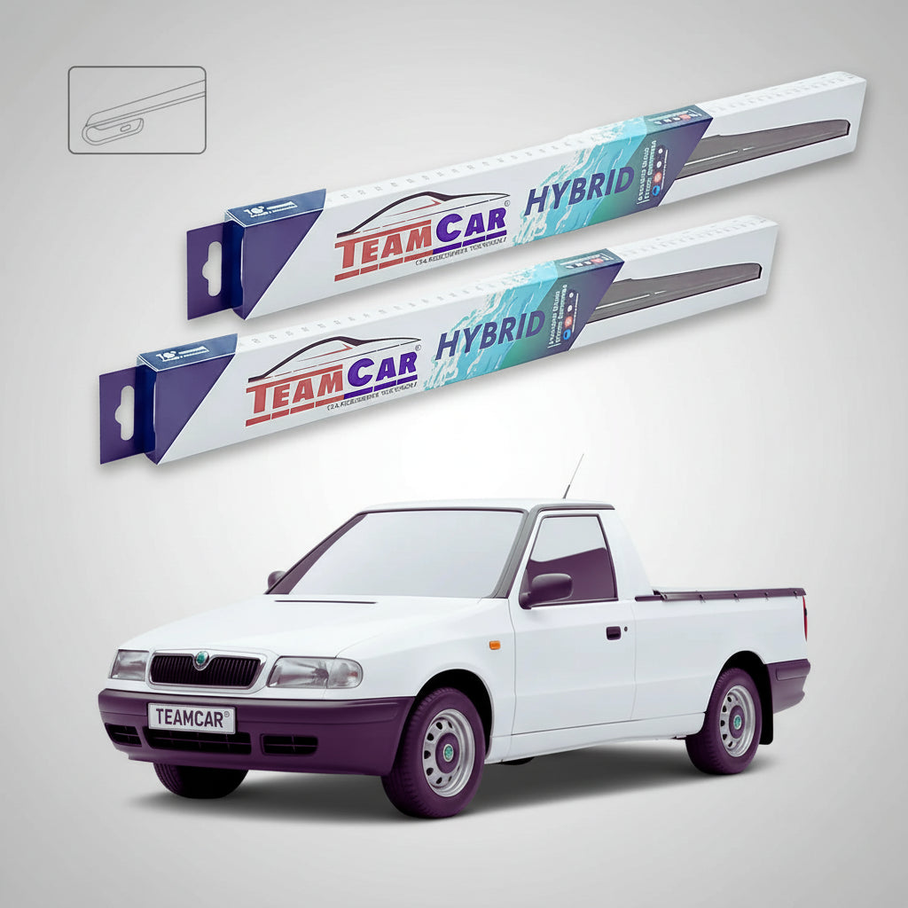 Ablaktörlők Skoda Pick-Up 787 6U7 1991-2001 | Hibrid első ablaktörlő készlet – TeamCar®