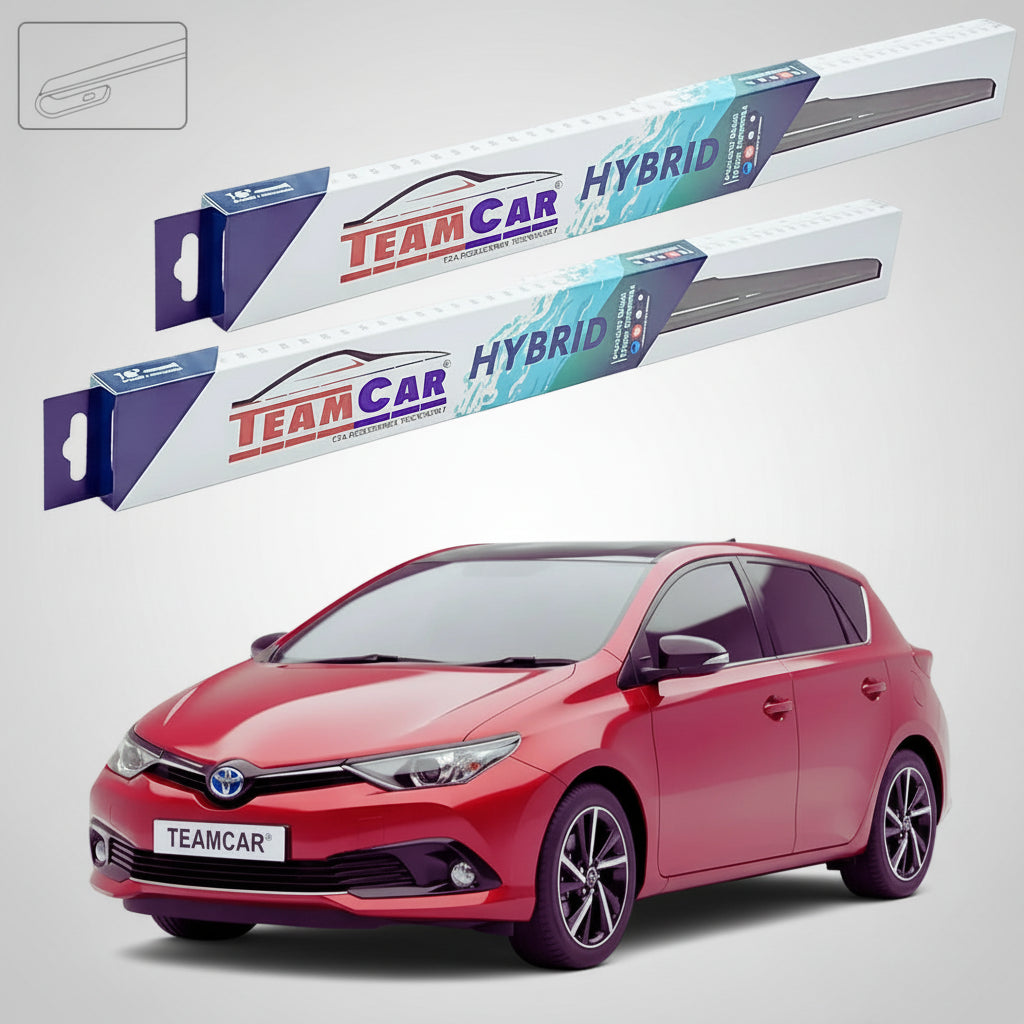 Ștergătoare Toyota Auris E18 Hatchback 2012-prezent | Set Față Hibrid – TeamCar®