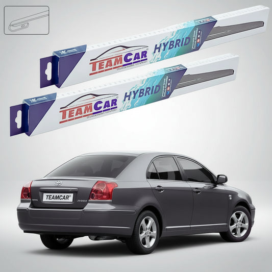 Ștergătoare Toyota Avensis T25 Liftback Plastic 2003-2008 | Set Față Hibrid – TeamCar®