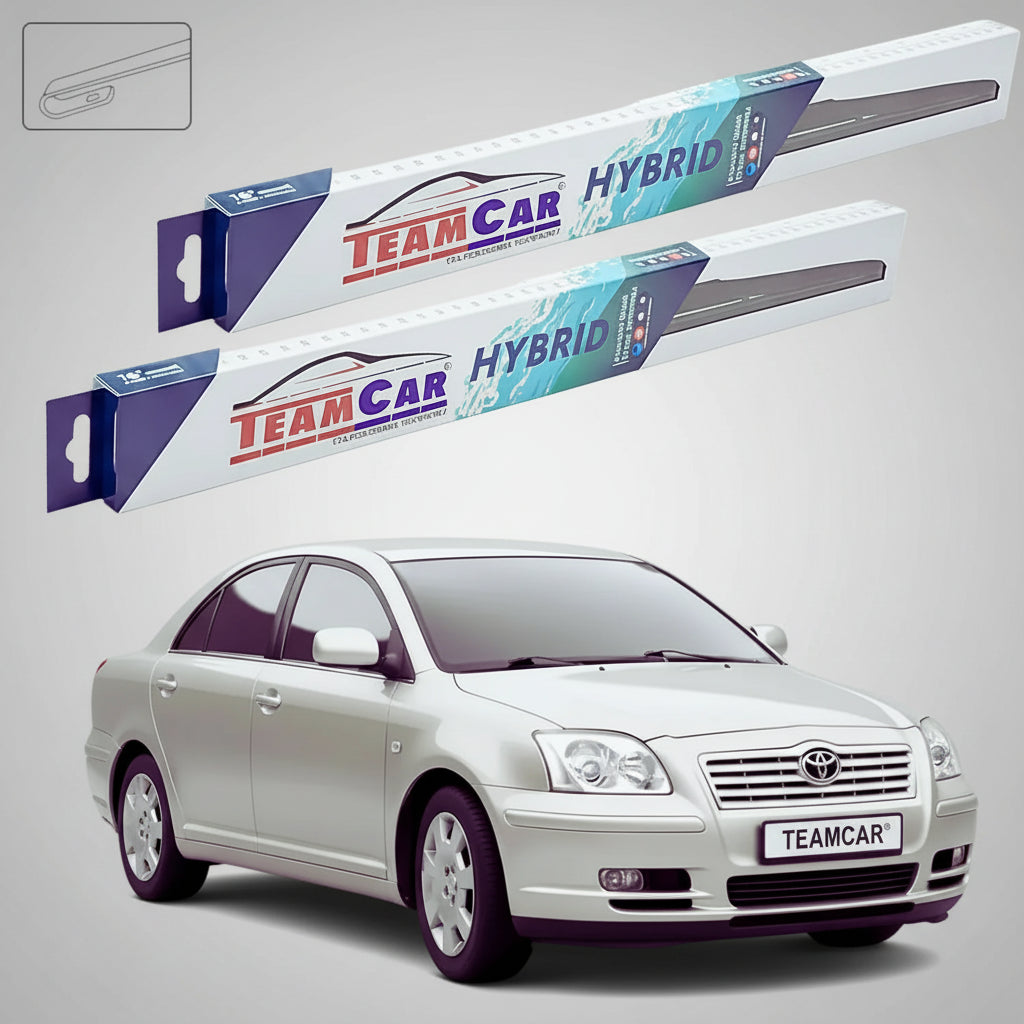 Ștergătoare Toyota Avensis T25 Sedan 2003-2008 | Set Față Hibrid – TeamCar®