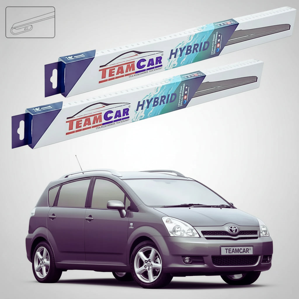 Ștergătoare Toyota Avensis Verso M2 MPV 2001-2009 | Set Față Hibrid – TeamCar®