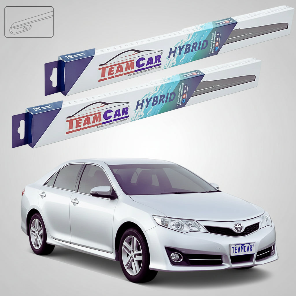 Ștergătoare Toyota Camry V5 Sedan 2011-prezent | Set Față Hibrid – TeamCar®