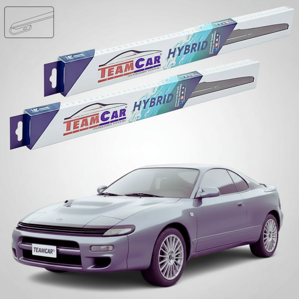 Ștergătoare Toyota Celica T18 Hatchback 1989-1993 | Set Față Hibrid – TeamCar®