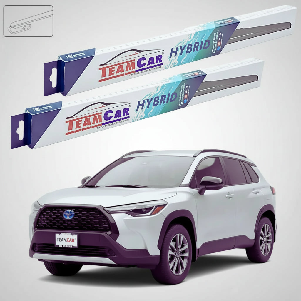 Ștergătoare Toyota Corolla Cross SUV 2020-prezent | Set Față Hibrid – TeamCar®