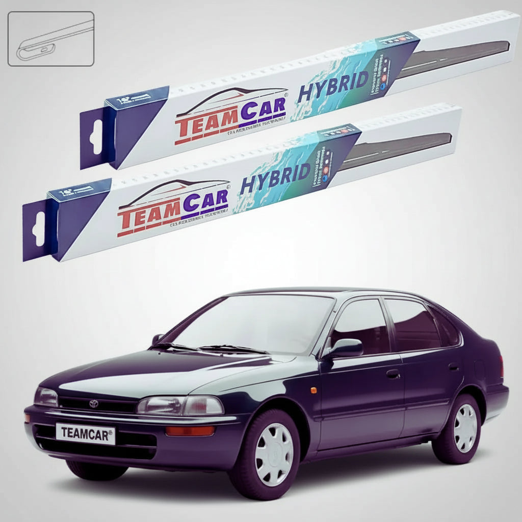 Ștergătoare Toyota Corolla E10 Liftback 1992-1997 | Set Față Hibrid – TeamCar®