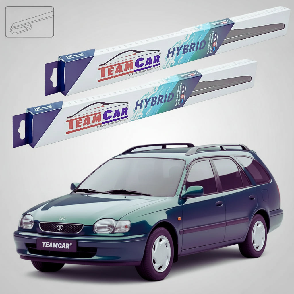 Ștergătoare Toyota Corolla E11 Estate 1997-2001 | Set Față Hibrid – TeamCar®