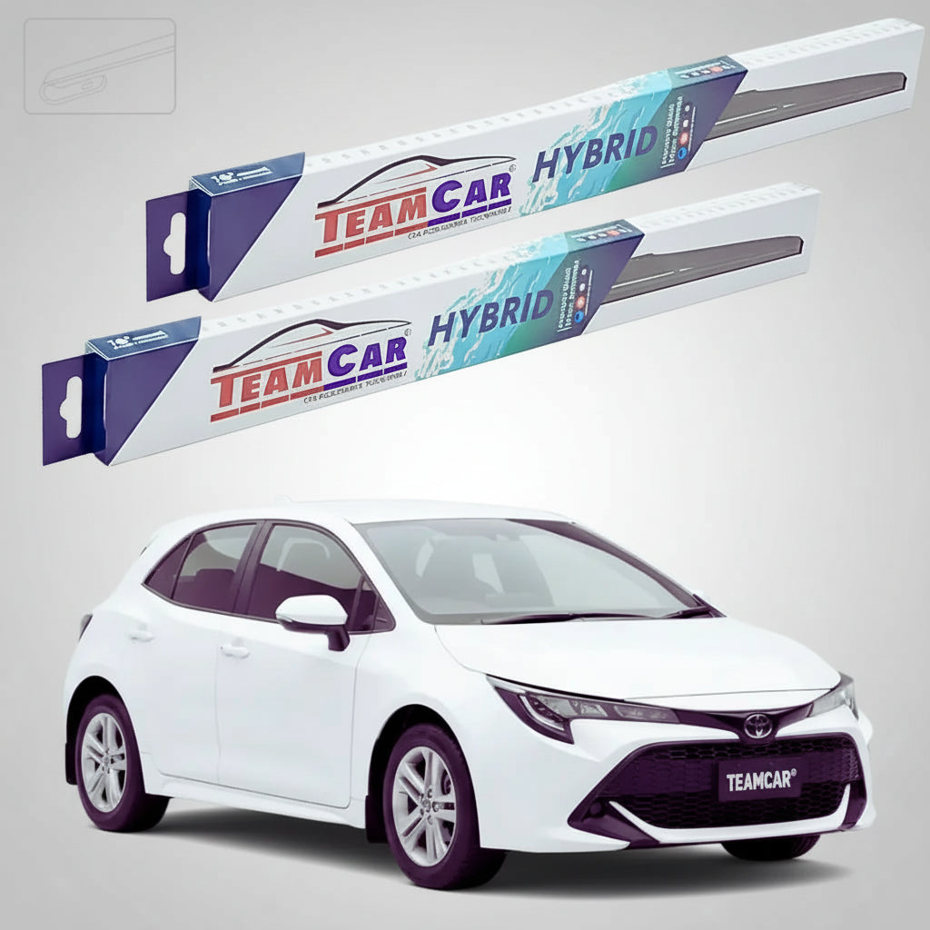 Ștergătoare Toyota Corolla E21 Hatchback 2018-prezent | Set Față Hibrid – TeamCar®