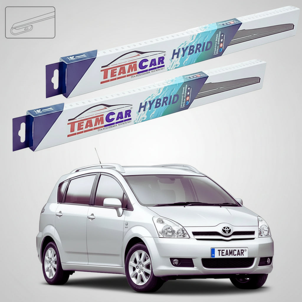 Ștergătoare Toyota Corolla Verso R10 MPV 2004-2009 | Set Față Hibrid – TeamCar®