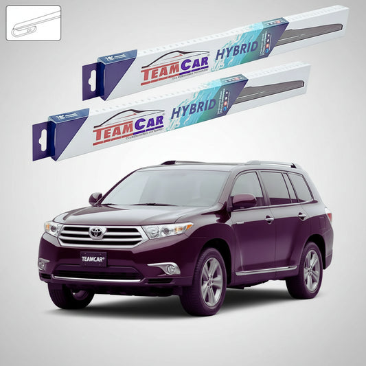 Ștergătoare Toyota Highlander Gen II-IV SUV 2007-prezent | Set Față Hibrid – TeamCar®