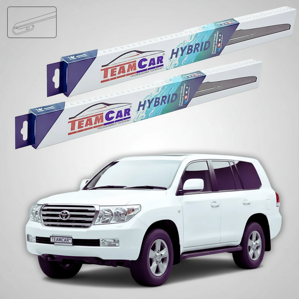 Ștergătoare Toyota Land Cruiser 200 J2 2008-2021 | Set Față Hibrid – TeamCar®