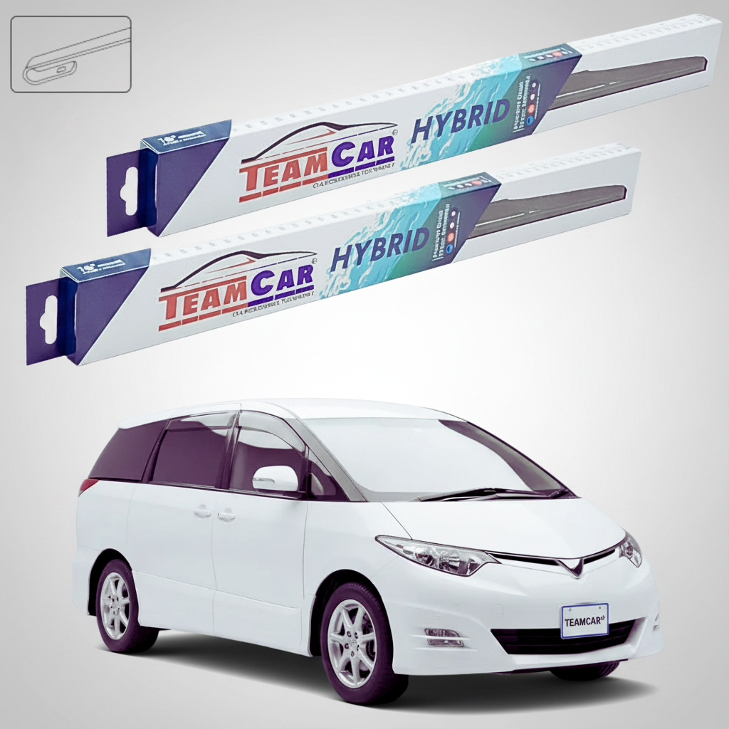 Ștergătoare Toyota Previa XR30 XR40 2000-2006 | Set Față Hibrid – TeamCar®