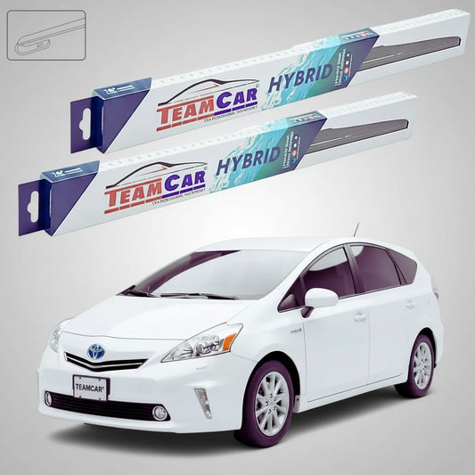 Ștergătoare Toyota Prius Plus W40 2012-prezent | Set Față Hibrid – TeamCar®