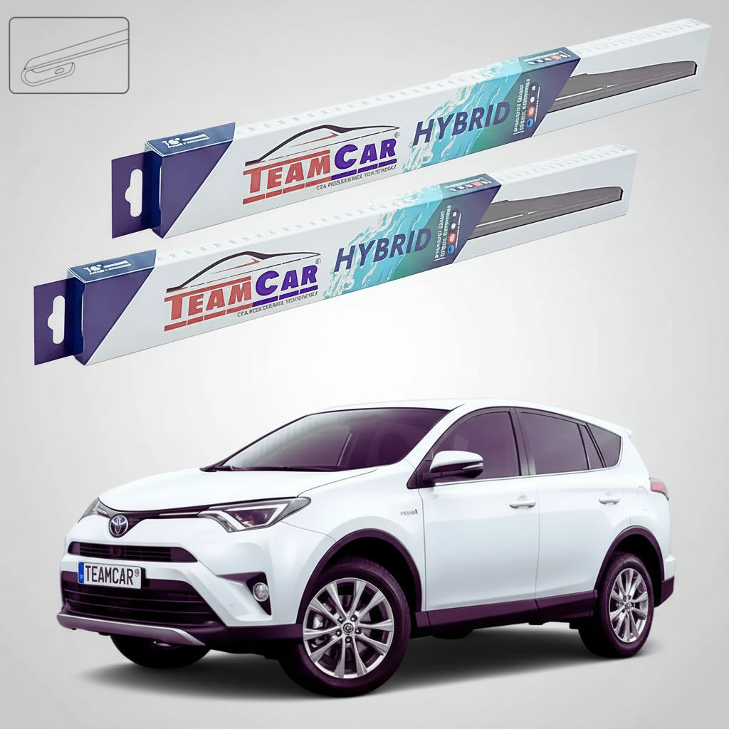 Ștergătoare Toyota RAV4 A4 XA40 2012-2018 | Set Față Hibrid – TeamCar®