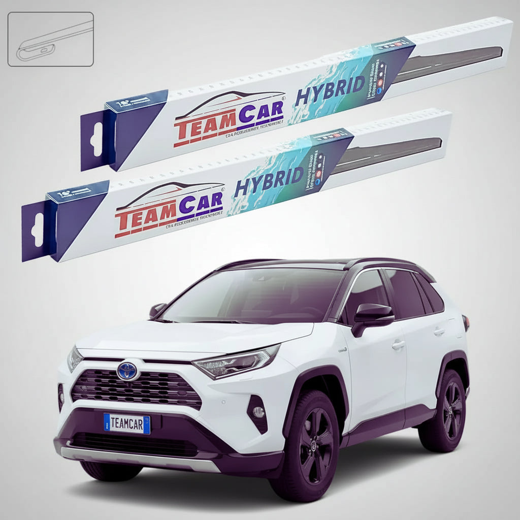 Ștergătoare Toyota RAV4 A5 XA50 2018-prezent | Set Față Hibrid – TeamCar®