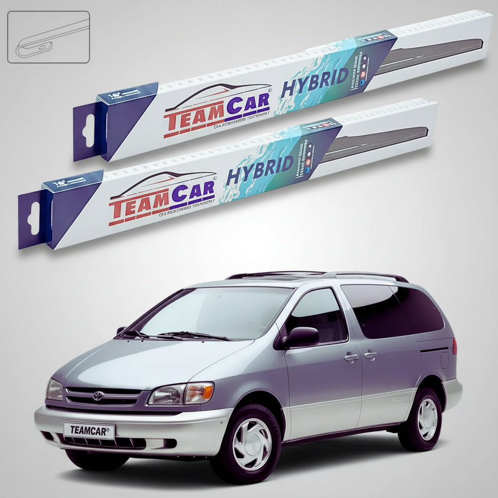 Ștergătoare Toyota Sienna L1 XL10 1997-2003 | Set Față Hibrid – TeamCar®