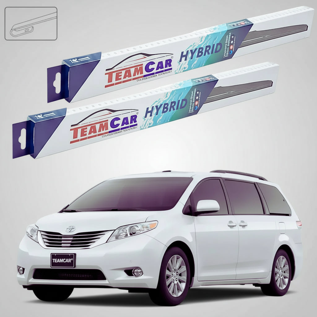 Ștergătoare Toyota Sienna L3 XL30 2010-2020 | Set Față Hibrid – TeamCar®