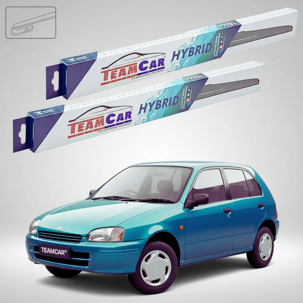 Ștergătoare Toyota Starlet P9 P90 1996-1999 | Set Față Hibrid – TeamCar®