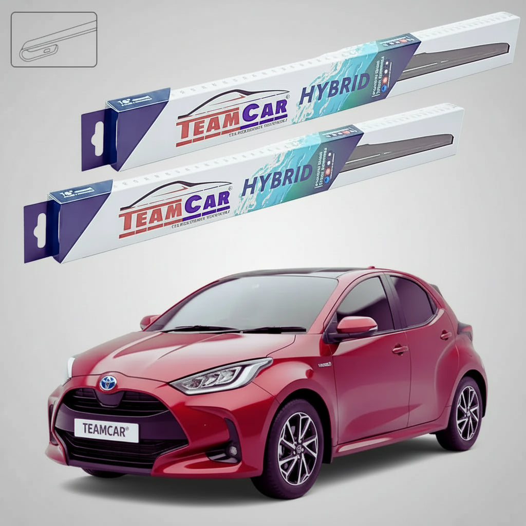 Ștergătoare Toyota Yaris P21 Hatchback 2020-prezent | Set Față Hibrid – TeamCar®