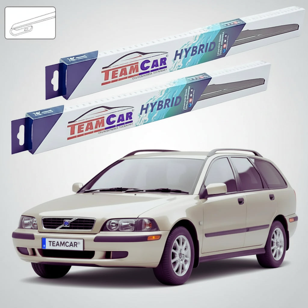 Ștergătoare Volvo V40 I VW 2000-2004 | Set Față Hibrid – TeamCar®