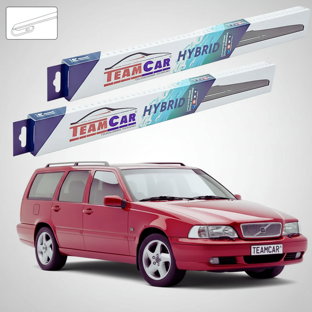 Ștergătoare Volvo V70 I 1997-2000 | Set Față Hibrid – TeamCar®